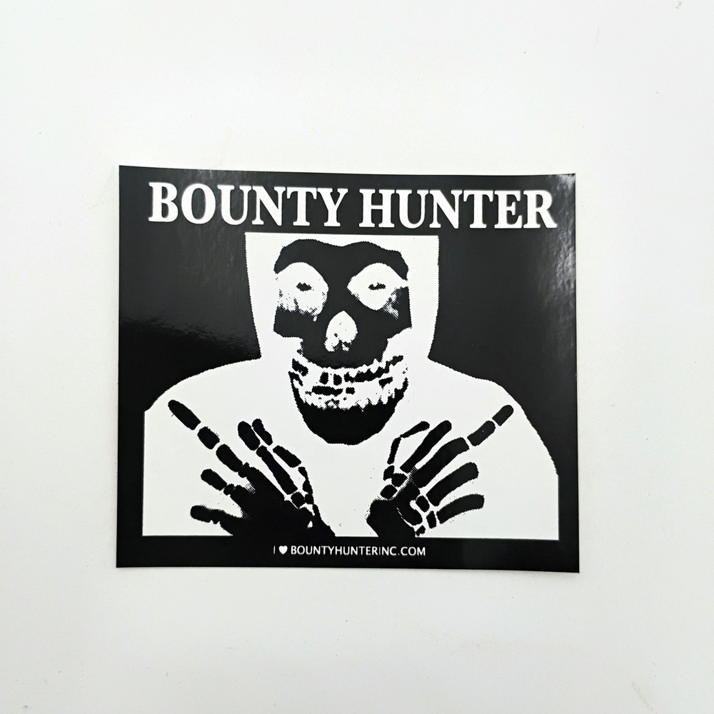 Bounty Hunter Sticker Decal Misfits Crimson Ghost Punk Rock Streetwear VTG 1990s